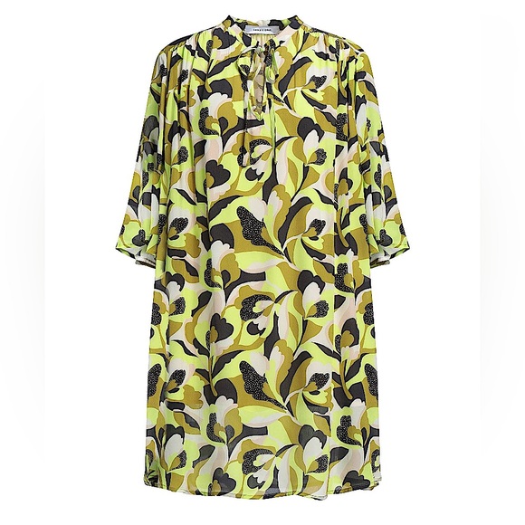 EMMA & GAIA GREEN short Viscose dress SZ US 8 - Picture 3 of 5